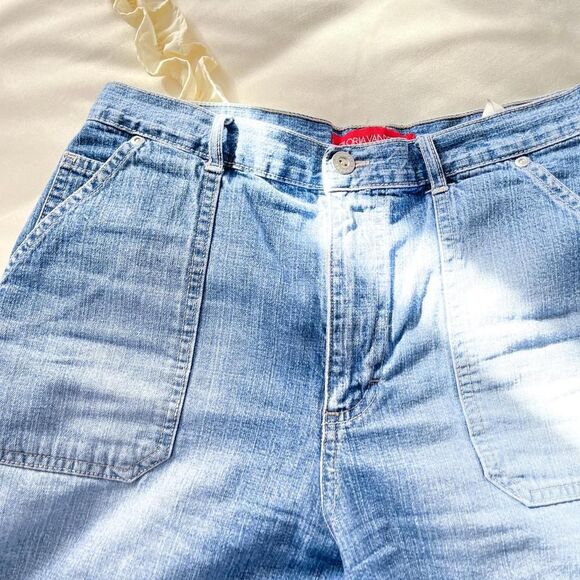 gloria vanderbilt y2k vintage mom‎ jean shorts womens 29" - Picture 2 of 4
